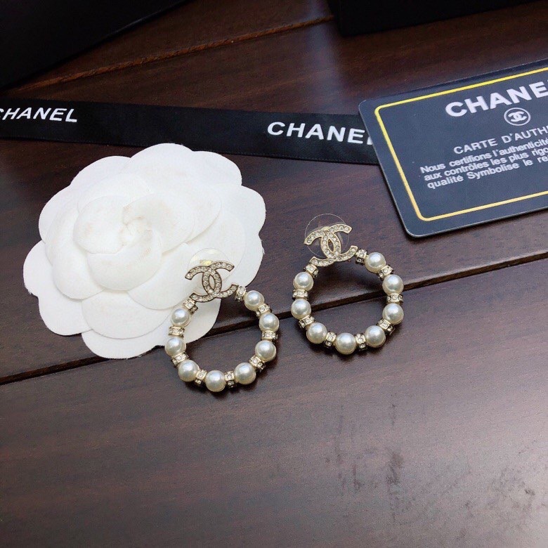 Ch*el earrings